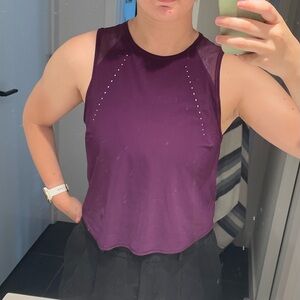 Lululemon sculpt crop tank size 6